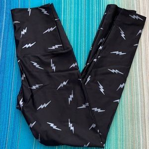 Emily Hsu Designs Lightning Bolt Foul Leggings